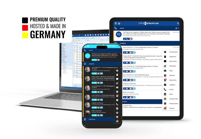 infra-struktur made & hosted in Germany